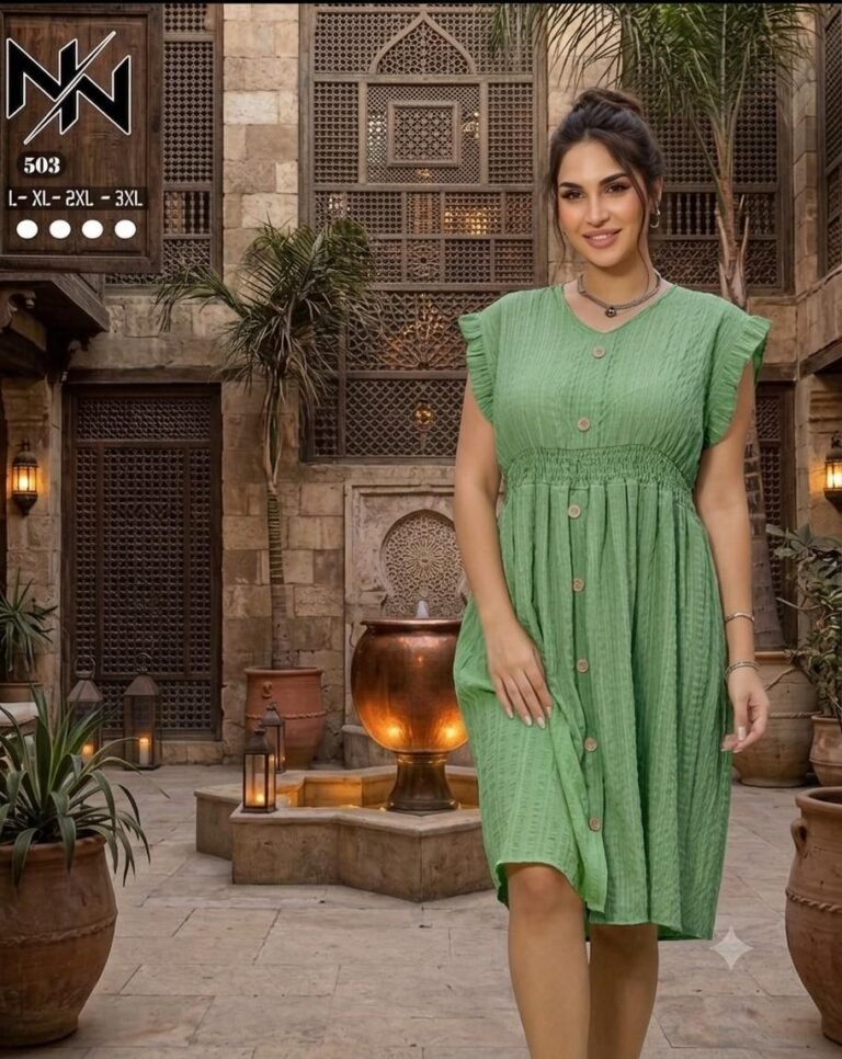 بيجاما صيفي حريمي قطعتين توب كورنيش وشورت سمول ستيبس (Copy)